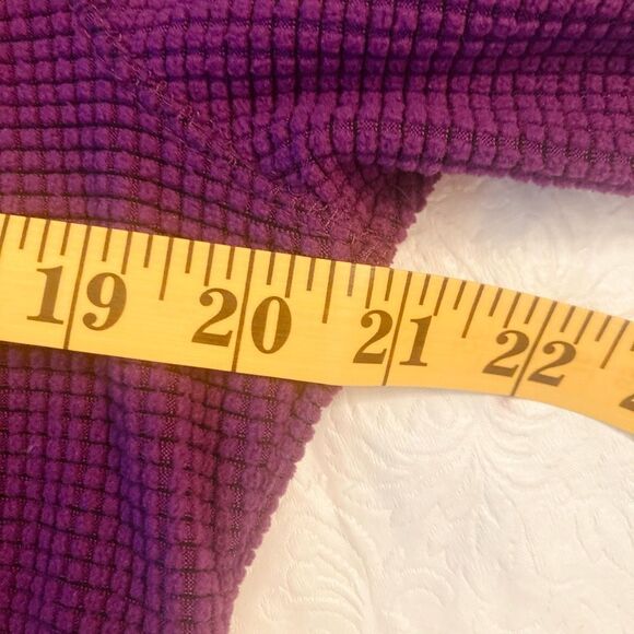 Tangerine Textured Purple Pull On Sweatershirt - Picture 6 of 8